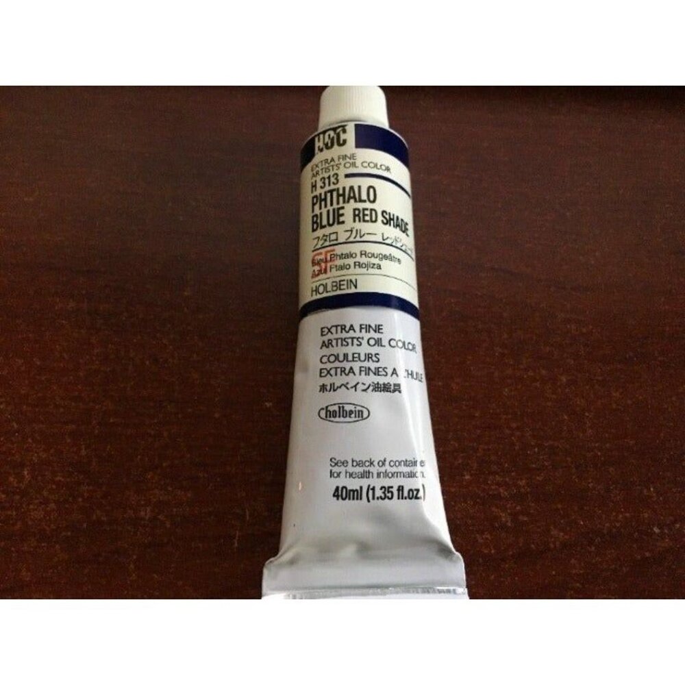 HOLBEIN ARTISTS COLORS H313 ARTISTS OIL PHTHALO BLUE RED SHADE 40ML